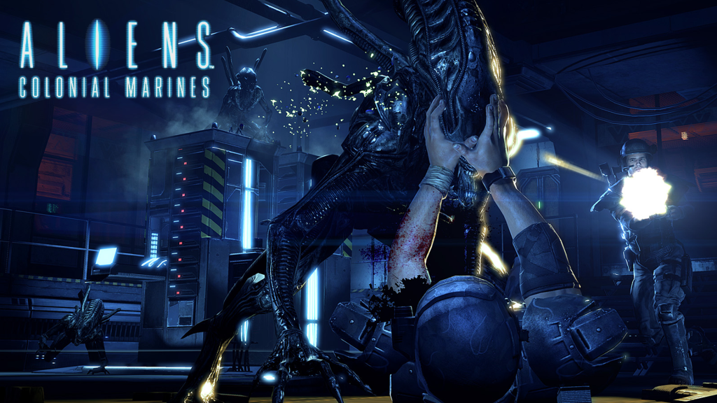 Aliens-Colonial-Marines-Wallpaper-Alien-Pin-Down-