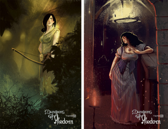 DoA_Team21_Dungeons_of_Aledorn_The_Archer_and_Tavern_Lady
