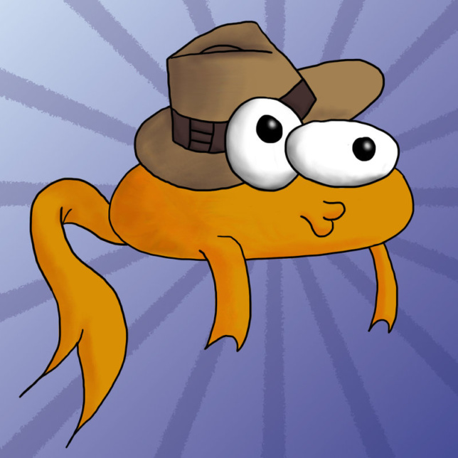 orange_fish_with_indiana_jones__hat_by_adambarreiro-d613t7e